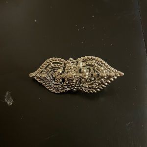 Vintage silver tone pin